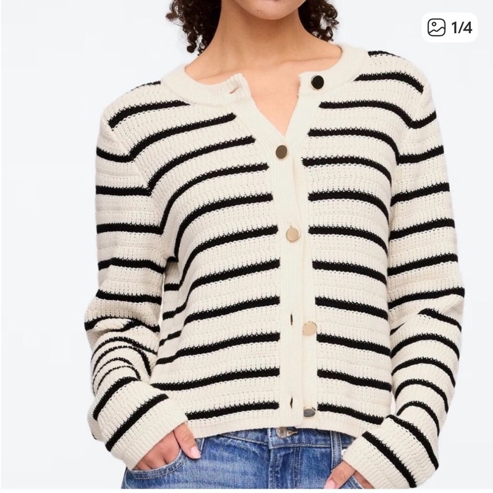 Gap mixed stitch cardigan